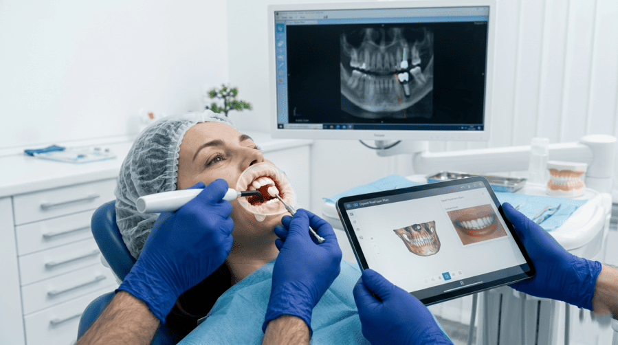 Rimuovere impianto dentale